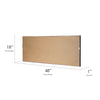 Solar System Glossy Lacquer Canvas Wall Art Print Panel - 48" x 18"